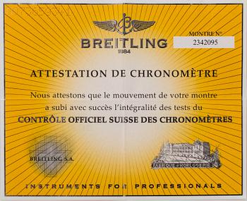 BREITLING, Evolution Acier, rannekello, 44 mm.