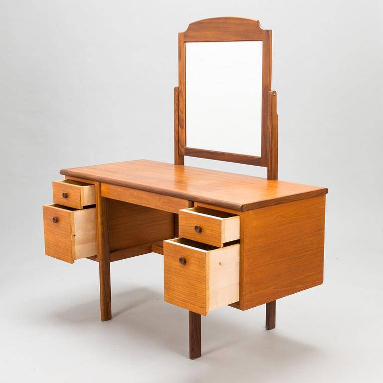 Toalettbord, teak, 1950/60-tal.