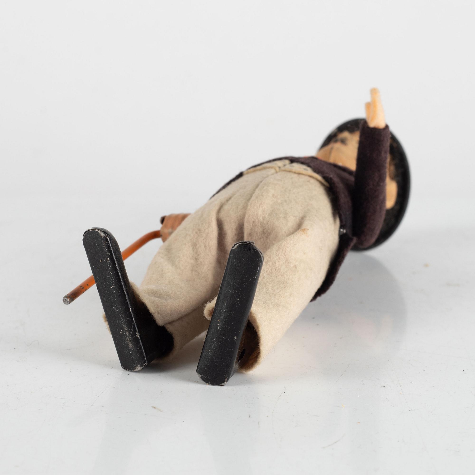 Schuco, mekanisk leksak "Charlie Chaplin", 1920-30-tal.