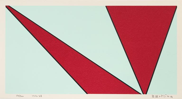 Olle Baertling, färgserigrafi, 1956-68, signerad 59/300.