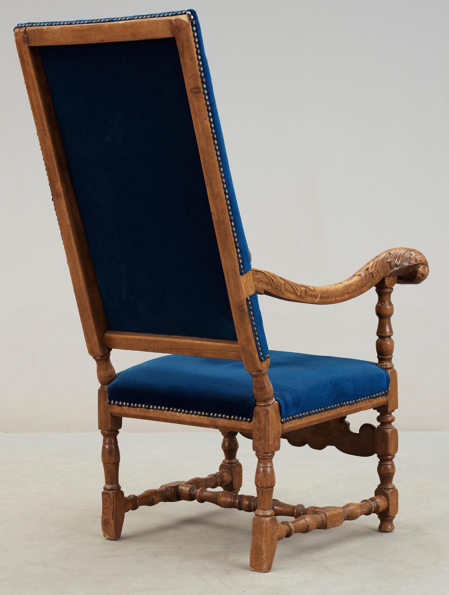 KARMSTOL, barock, 1700-tal.