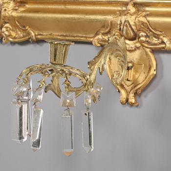 SPEGELLAMPETT, nyrokoko, 1800-talets andra hälft.