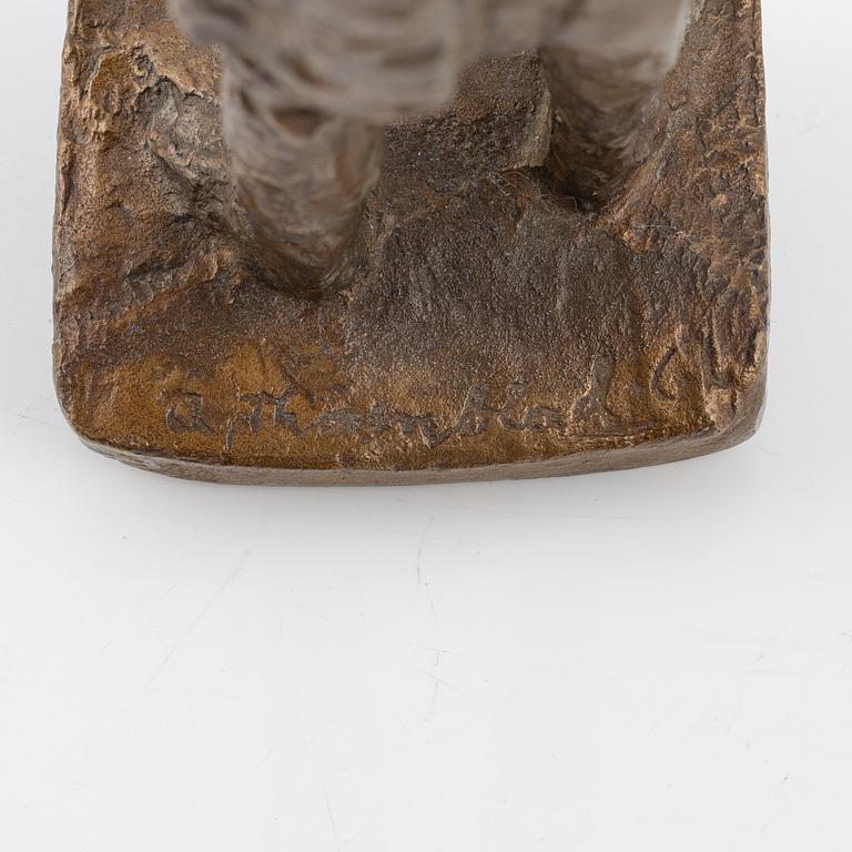 Åke Thornblad, sculpture. Signed. Numbered 3/10. Bronze, height 28.5 cm.