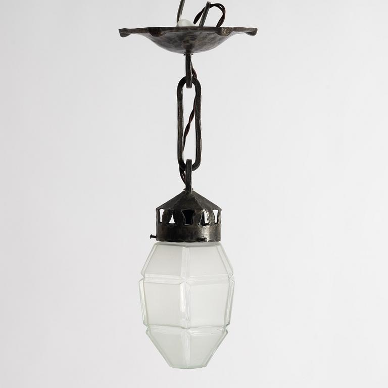 Arvid Böhlmarks Lampfabrik, a ceiling lamp model "5462", Stockholm, 1920s.