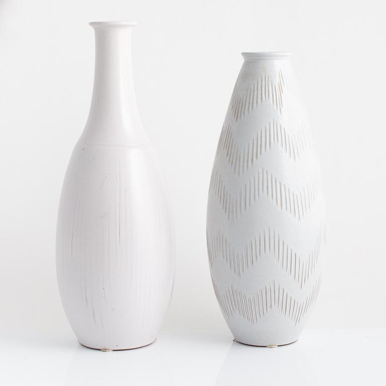 Two ceramic vases from Andersson & Johansson, Höganäs.