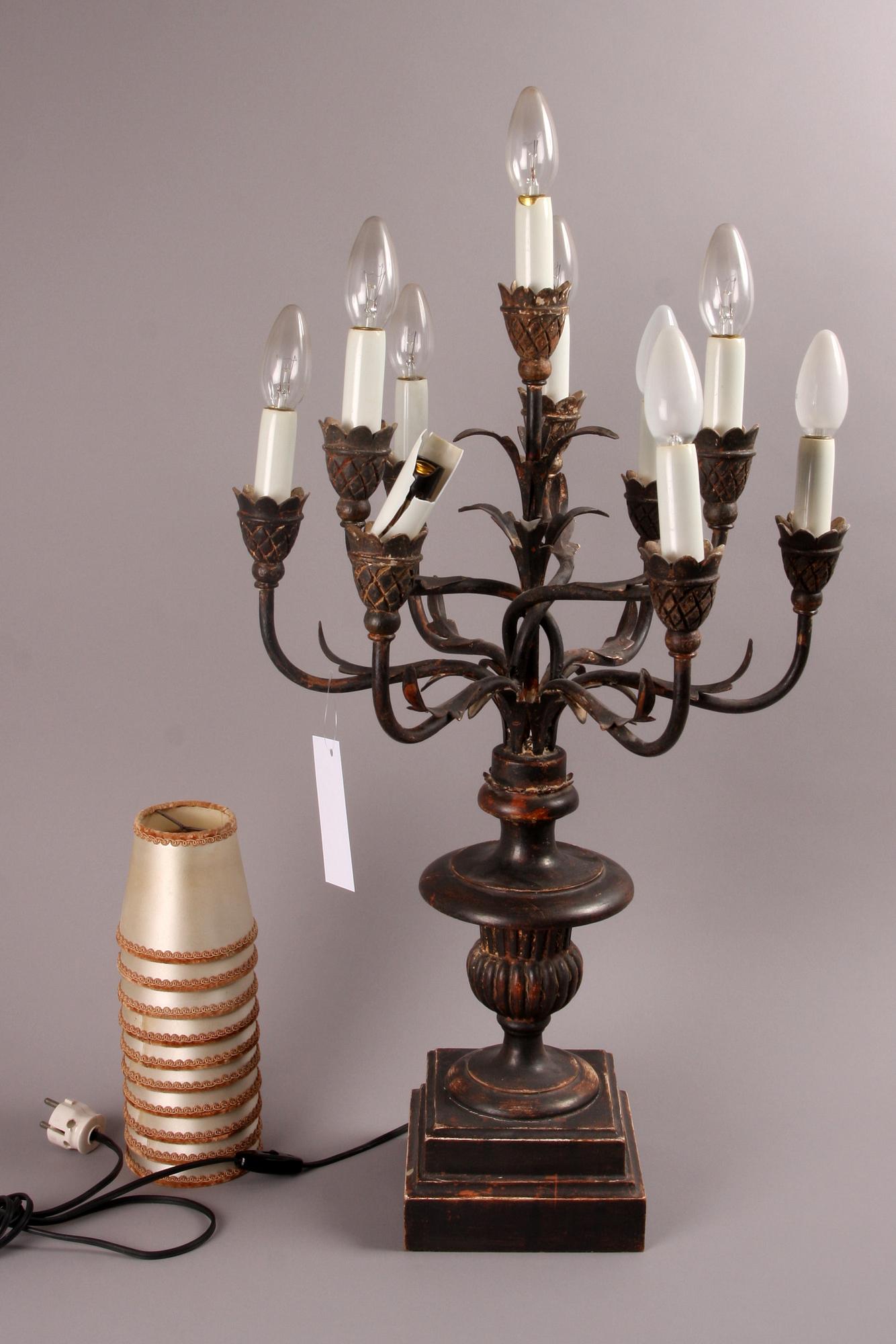 BORDSLAMPA, 1900-tal.