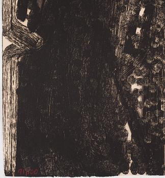 Howard Hodgkin, etsning och akvatint. Signerad och numrerad 91/100. Daterad 1980.