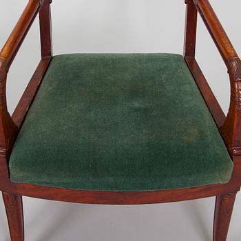 Nojatuolipari, 1800-luvun puoliväli.