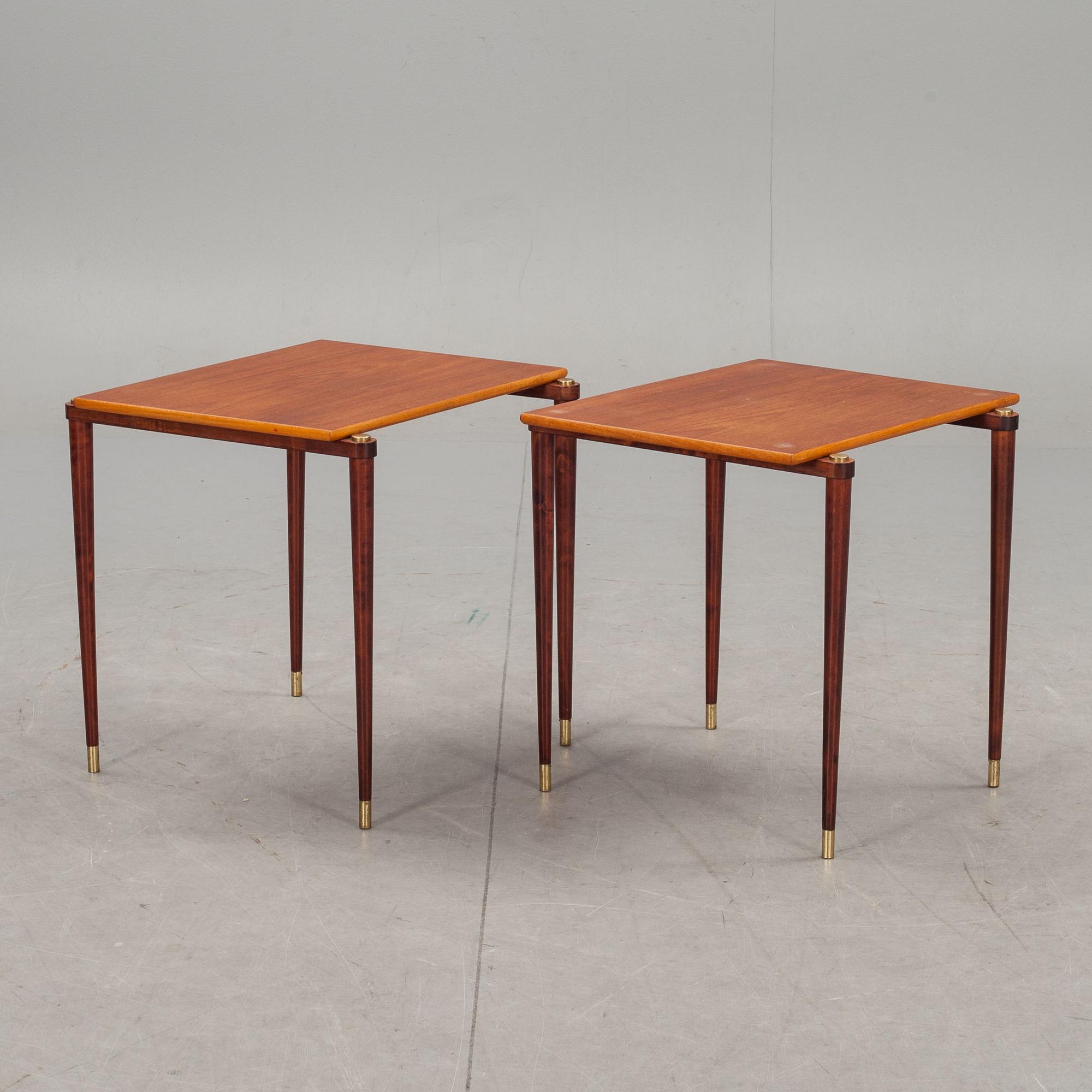 SATSBORD, 2 delar, 1900-talets andra hälft.