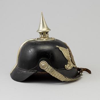 A Swedish helmet 1887 pattern.