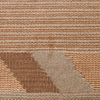 A 1930's Finnish flat weave carpet. Circa 240x340 cm.