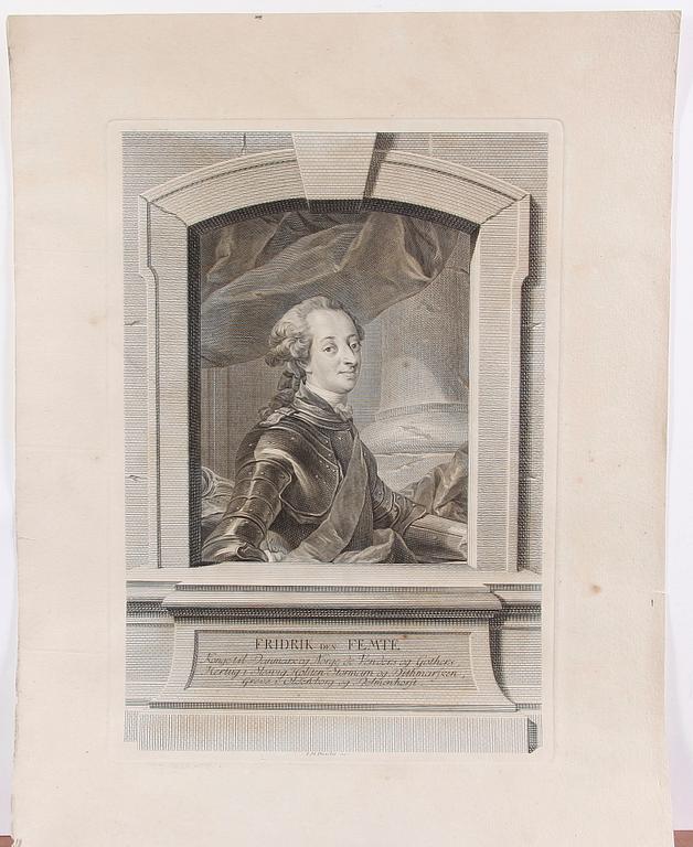 PARTI GRAVYRER, 9 st, 1700-1800-tal.