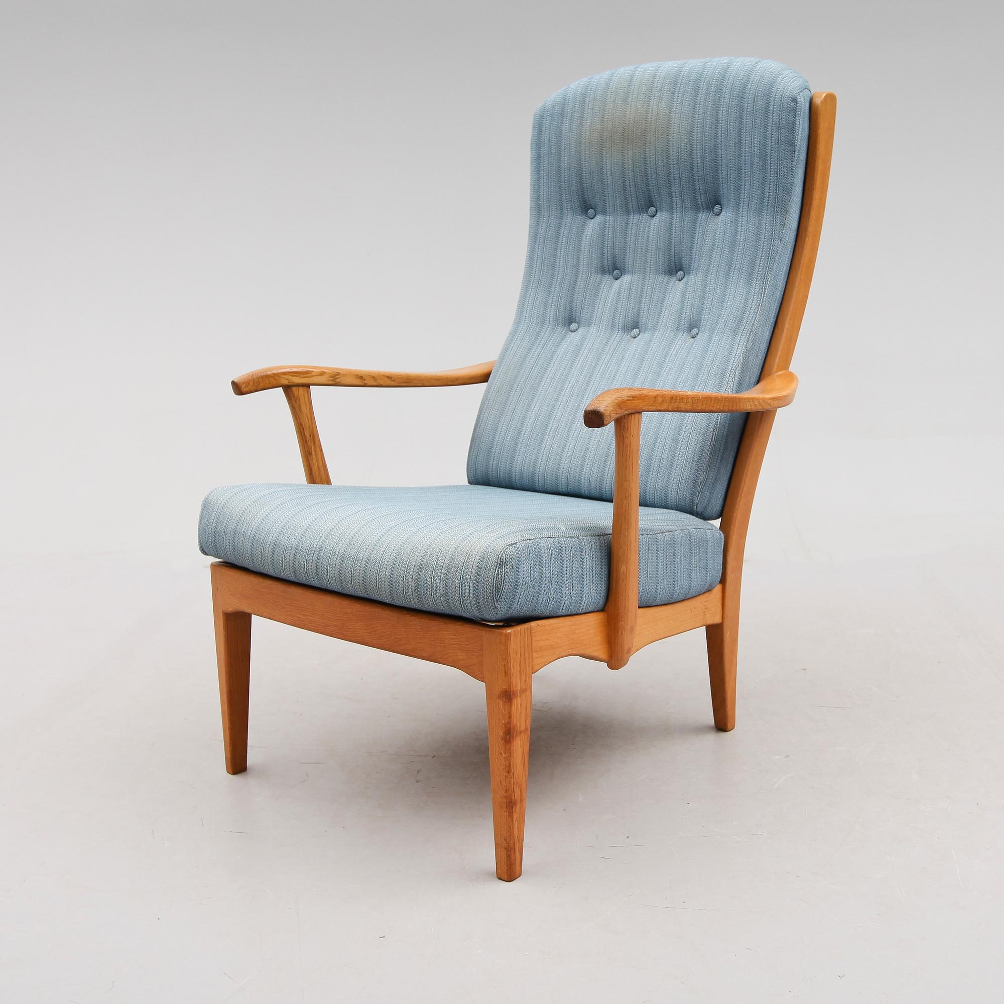 FÅTÖLJ, "Stora fjäderbrickan", Carl Malmsten, 1900-talets andra hälft.