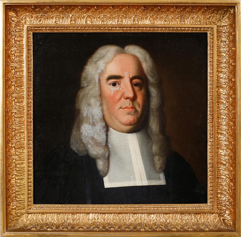 OKÄND KONSTNÄR, olja på duk, osignerad, 1700-tal.
