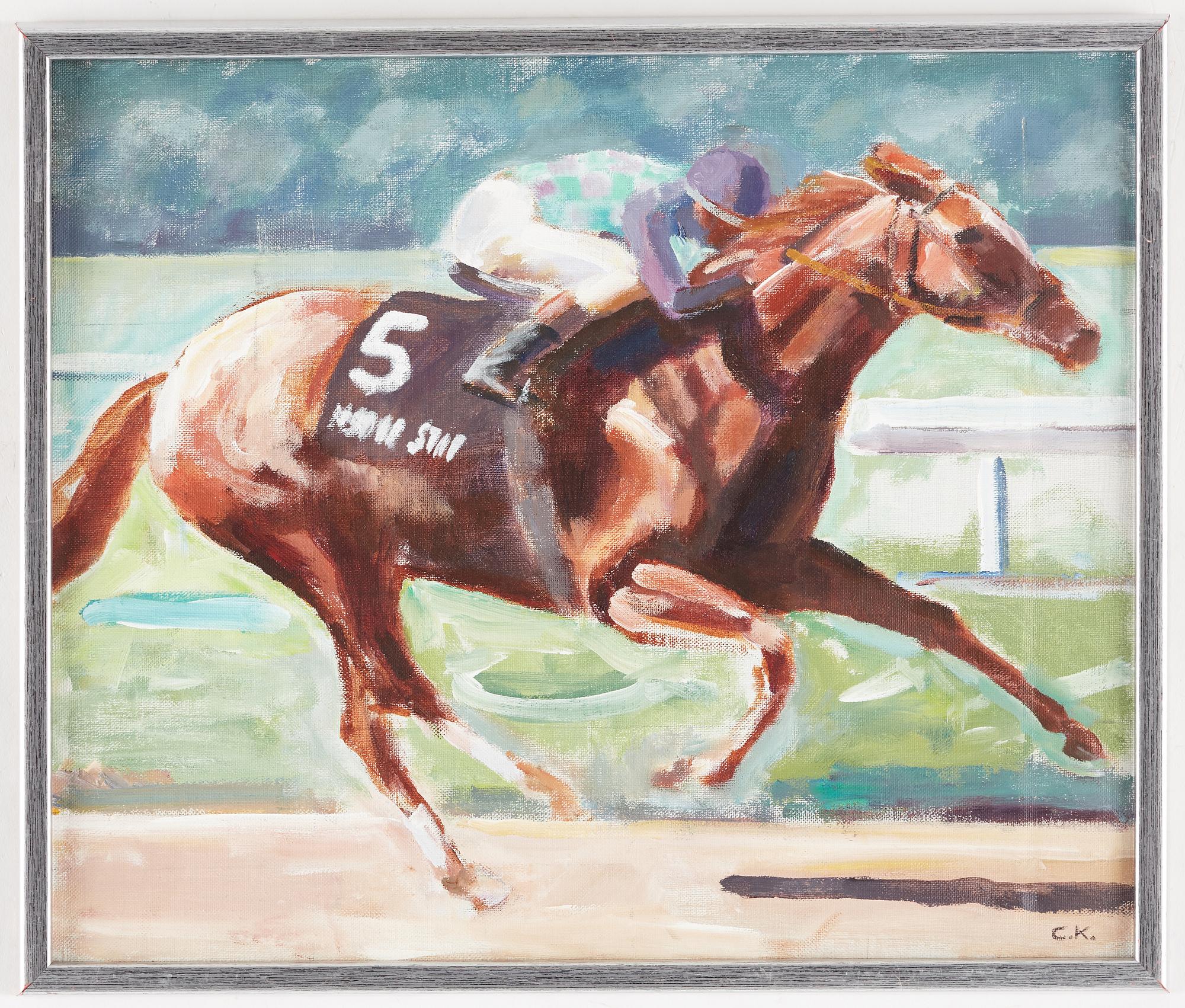 CARL KÖHLER, oil on canvas. Signed.