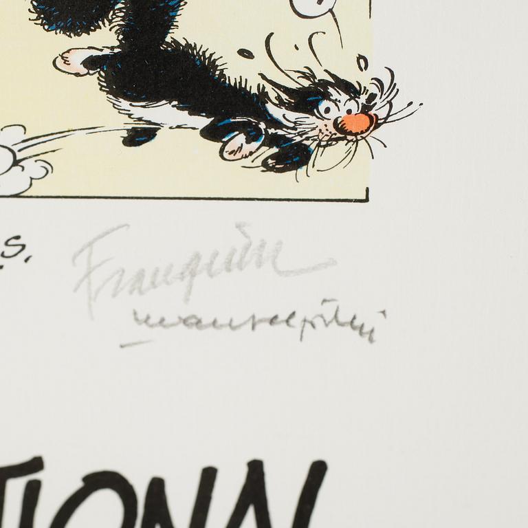 ANDRÉ FRANQUIN, serigrafi, signerad, numrerad 46/400.