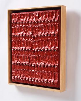 Arman (Armand Pierre Fernandez), "Monochrome Accumulation no: 2508".