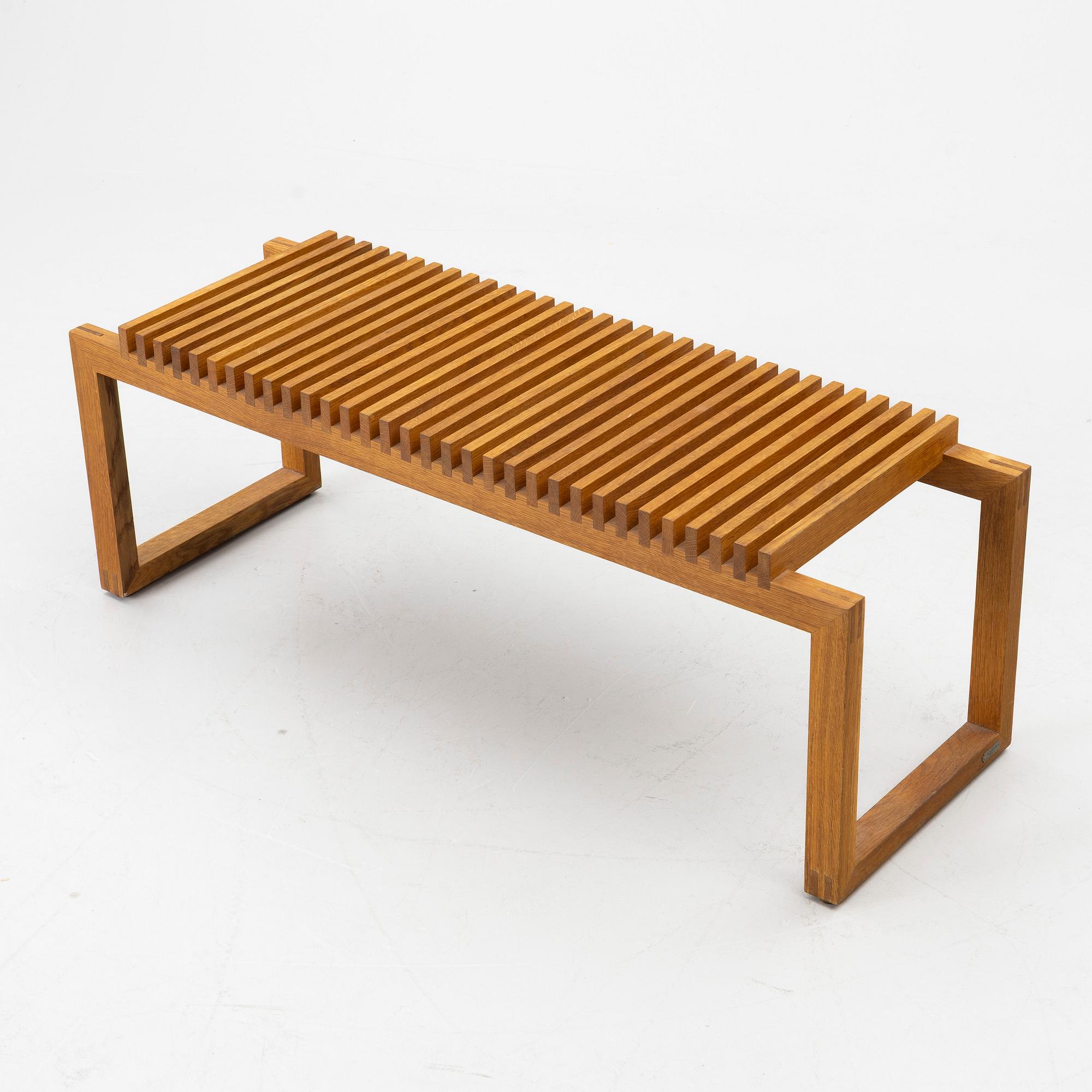 Niels Hvass, bench, "Cotter" Skagerak Denmark.