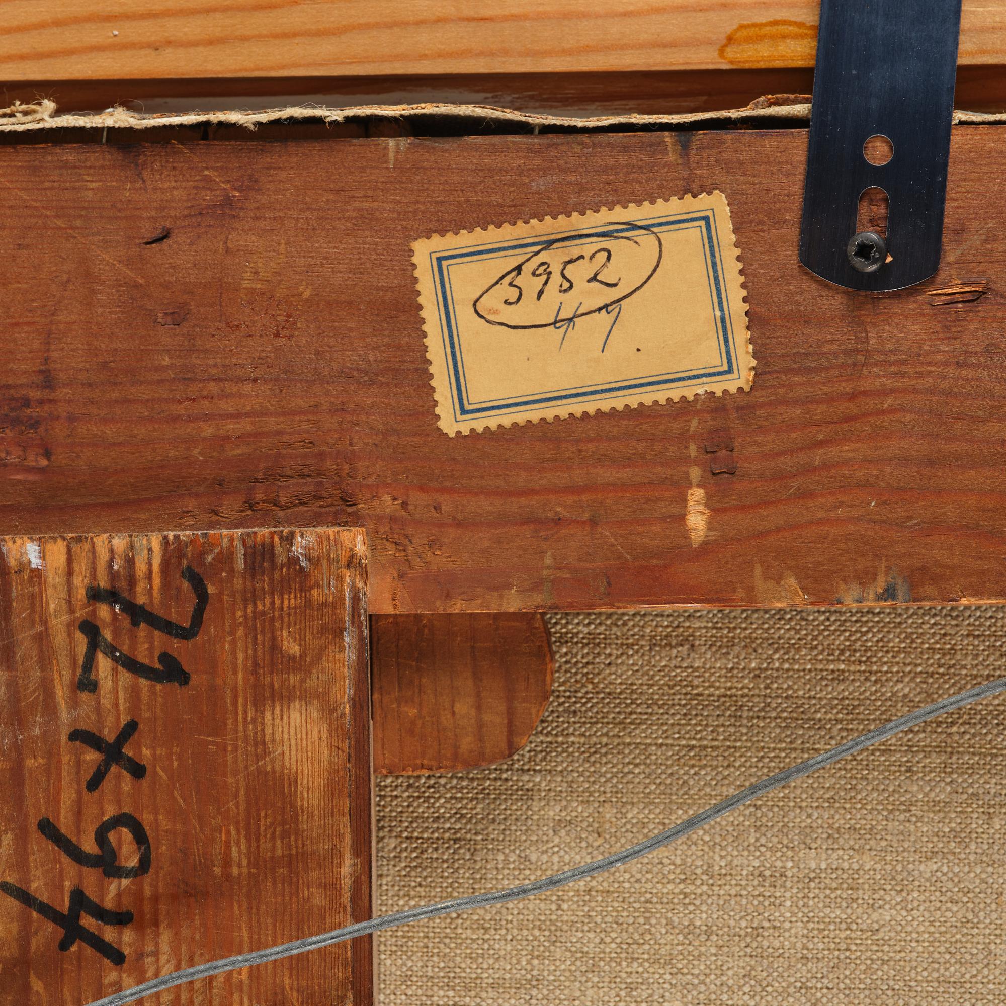 Thorvald Möller, Frigate under full sail at Kronborg Castle.