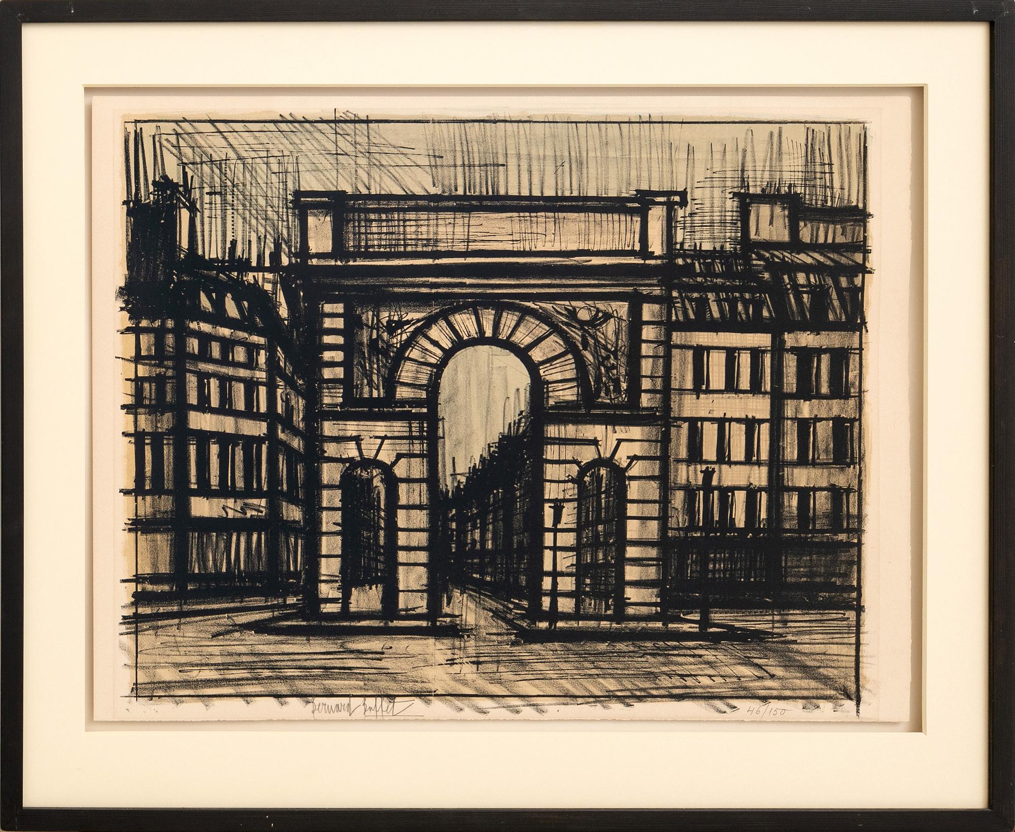Bernard Buffet, "The Saint-Martin Gate".