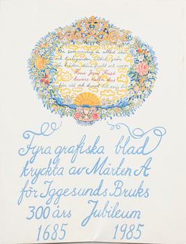 MÅRTEN ANDERSSON, 4 st, grafiska blad, signerade och numrerade 234/400.