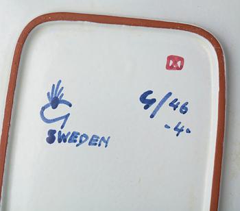 SKÅLFAT, Stig Lindberg, fajans, 1900-talets mitt.