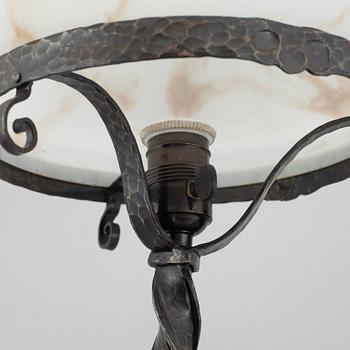 Arvid Böhlmarks Lampfabrik, bordslampa, modell "6597", jugend, 1900-talets början.