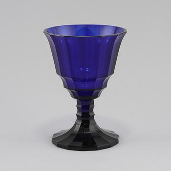 POKAL, glas, troligen Wien, 1920/30-tal.