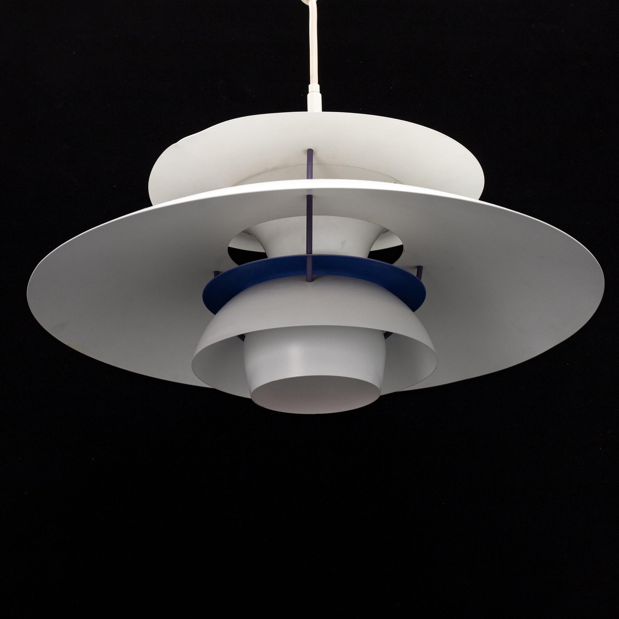 Poul Henningsen, a 'PH 5' ceiling light, Louis Poulsen, Denmark.