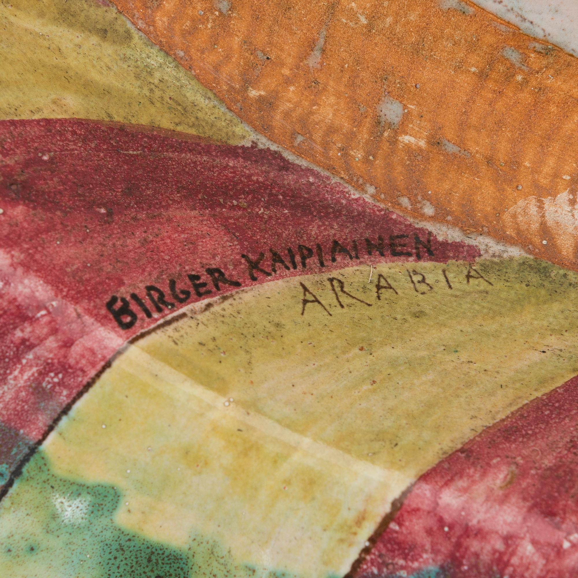 BIRGER KAIPIAINEN, skål, keramik, signerad Birger Kaipiainen, Arabia.