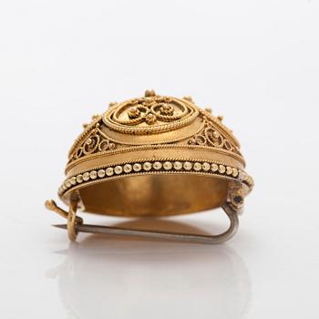 An 21K gold brooch, Kultala Oy Ab, Helsinki 1921-71.