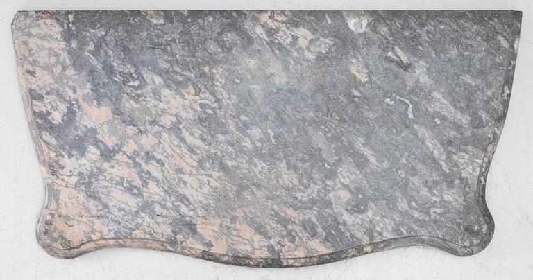 Marble top, 19th century.