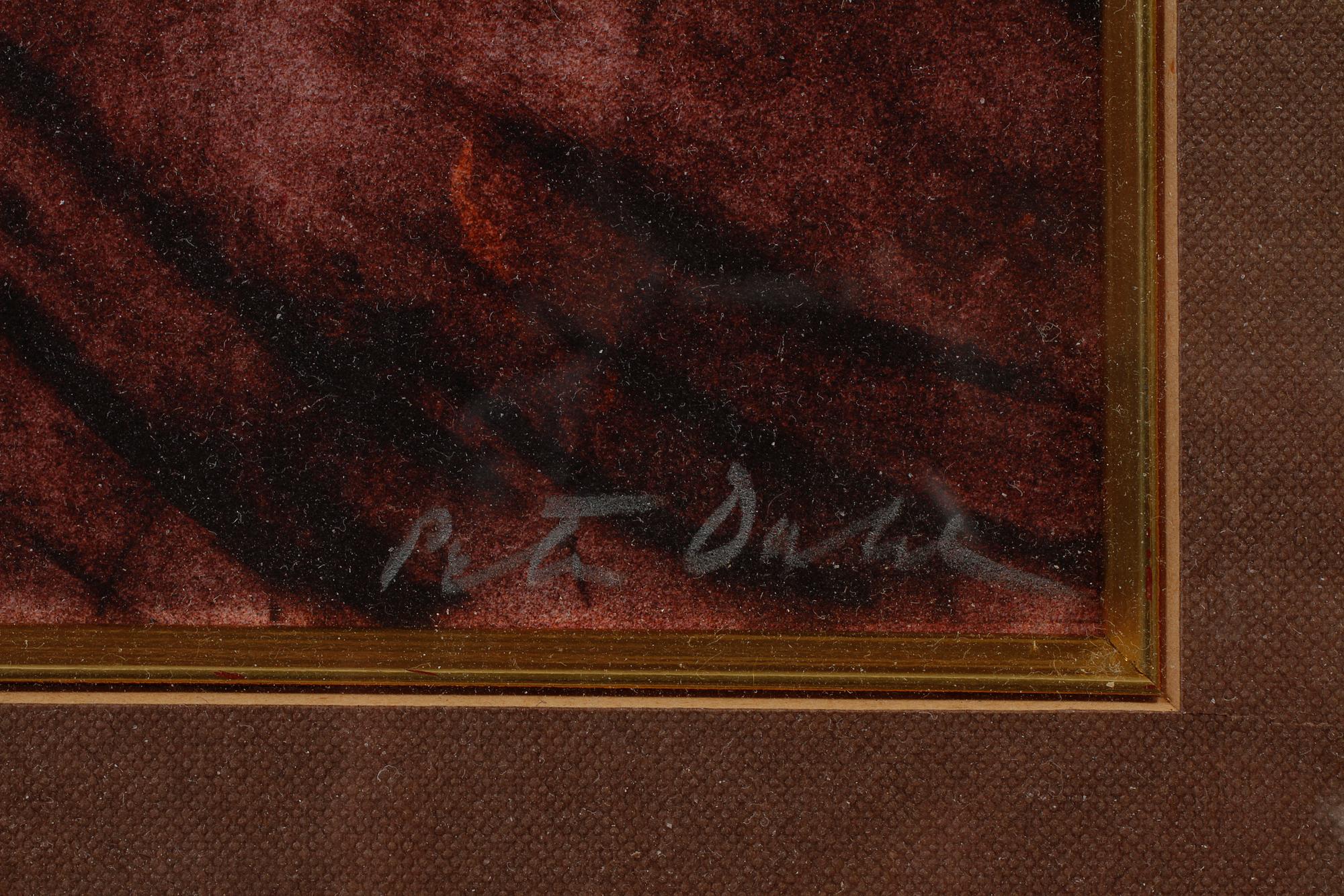 PETER DAHL, färglitografi, signerad och numrerad PT.