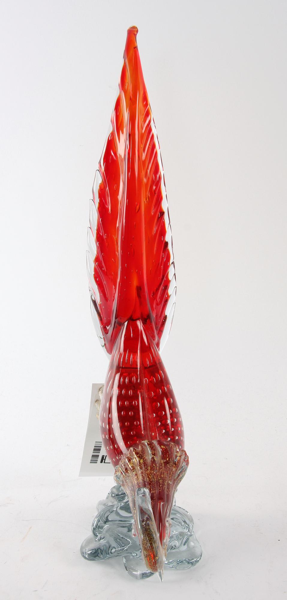 FIGURIN, glas, trol. Murano.