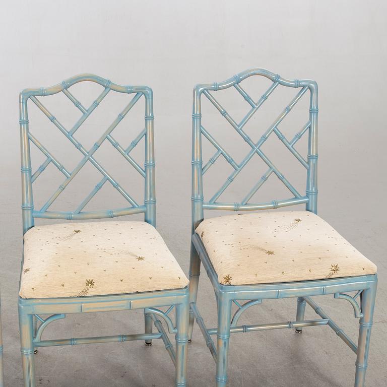 A SET OF FOUR MIRANDA OF SWEDEN CHAIRS.