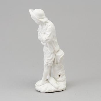 SKULPTUR, biskvi, efter Niderviller, omkring 1900-tal.