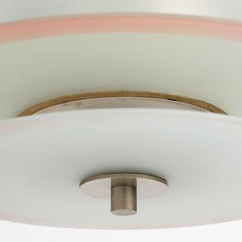 Harald Notini, taklampor, ett par, modell "10401", Arvid Böhlmarks Lampfabrik, Stockholm, 1930-tal.