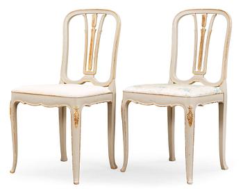 421. Axel Einar Hjorth, A pair of Axel Einar Hjorth Swedish Grace chairs 'Du Barry', Nordiska Kompaniet, 1929.