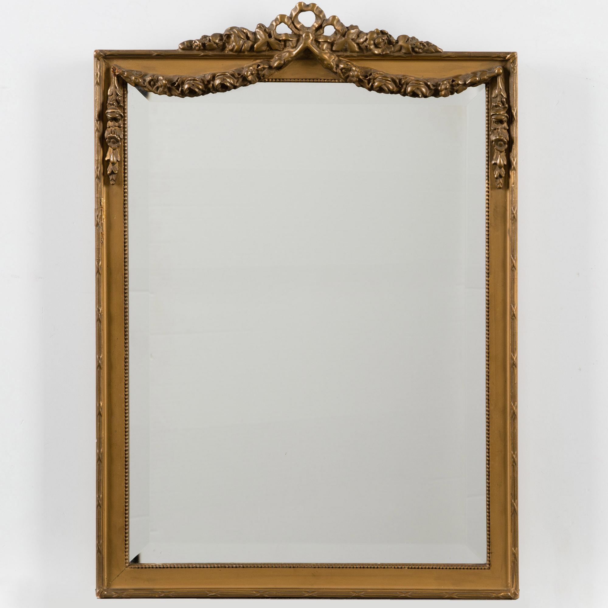 A GUSTAVIAN STYLE MIRROR, 1960s/70s.
