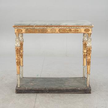 KONSOLBORD. Sengustavianskt stockholmsarbete, omkring år 1800.