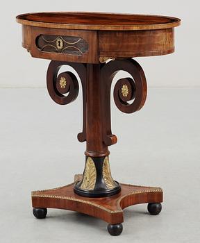 A Swedish early 19th Century Empire table, attributed to D. Sehfbom.