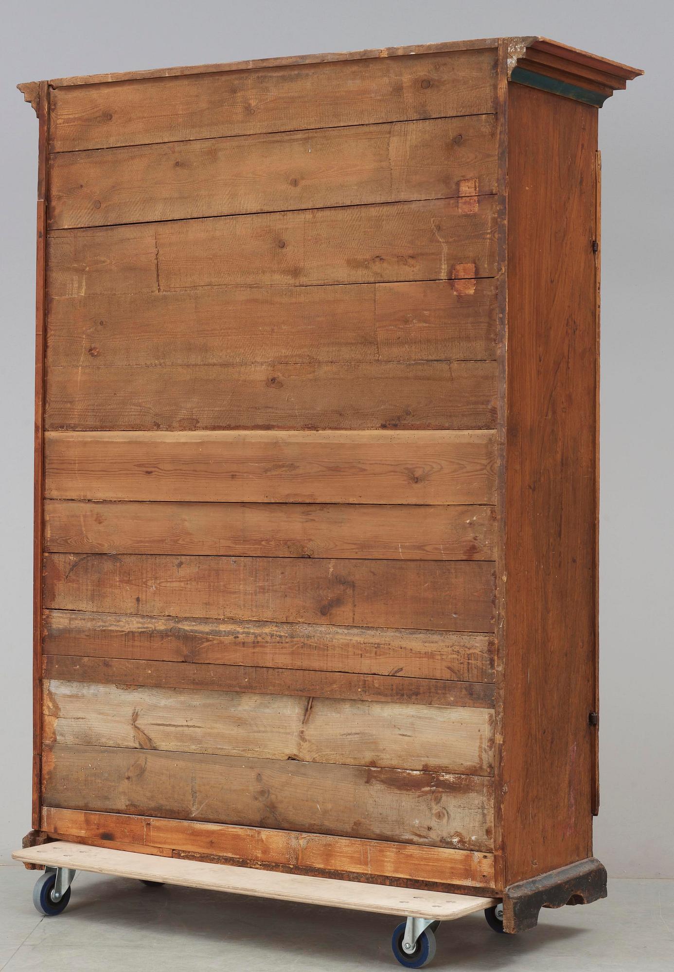 SKÅP, allmoge, daterad 1865.