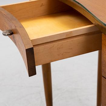 A Swedish modern teak-veneered dressing table, Fröseke, mid 20th century.