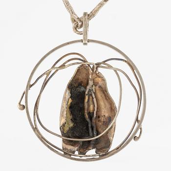 Lars Arby, chain with pendant, sterling silver, Gothenburg among others 1978.