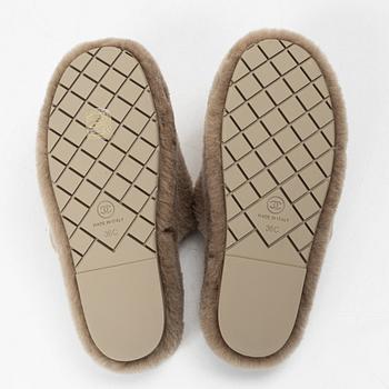 Chanel, slippers "Mules" and bag, Size 36 C, 2024.