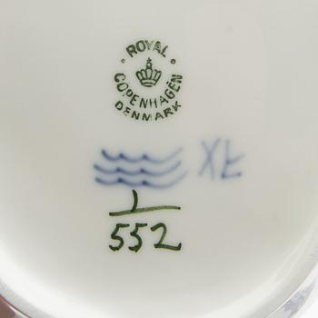 Royal Copenhagen, servis, 92 delar, "Musselmalet halvblonde" , Royal Copenhagen, Danmark.