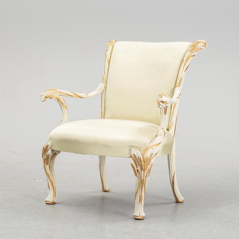 Salongsmöbel, 7 delar, Italien 1900-tal.