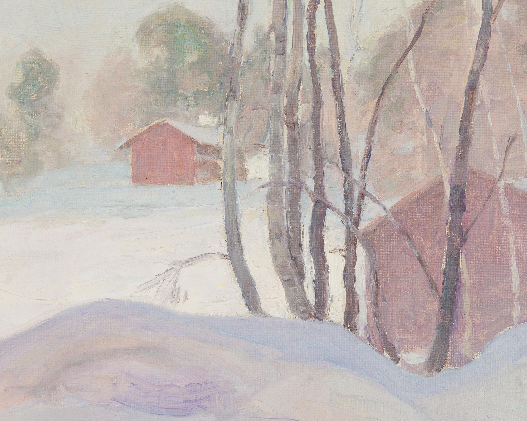 Pekka Halonen, Solig Vinterdag.