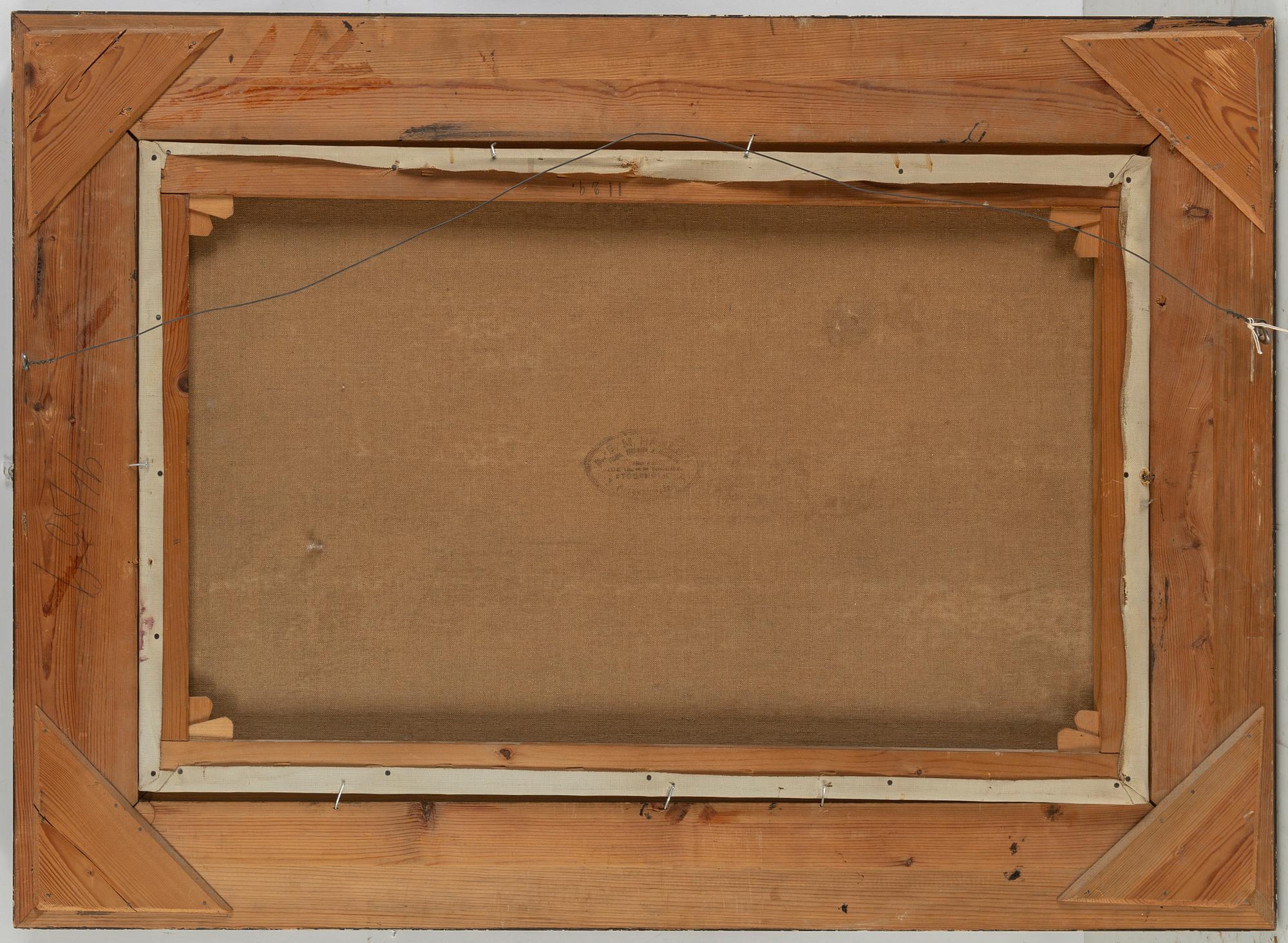 EDVARD ROSENBERG, oil on canvas, signed and dated 1923.