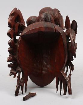 MASK, trä. Orientalisk trol Kina.